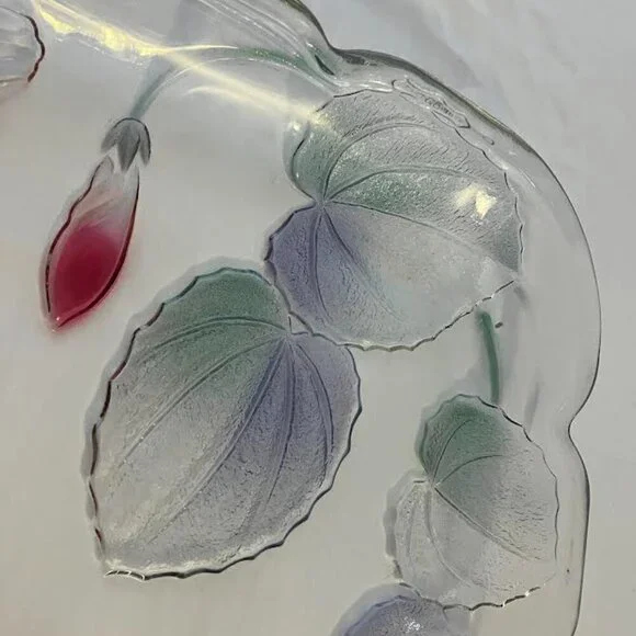 Crystal Clear Studios 1989 Cassandra Oblong Platter Vintage Hand Painted EUC - Picture 4 of 8